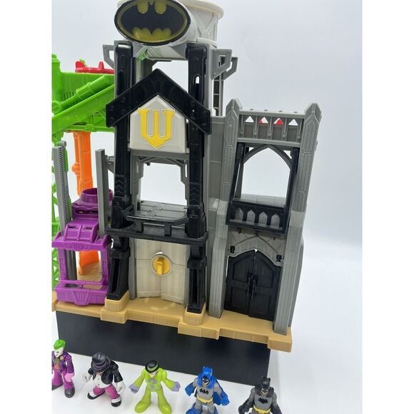 BATMAN Wayne Manor 2015 Fisher-Price IMAGINEXT PLAYSET HERO With Figures - Picture 5 of 6